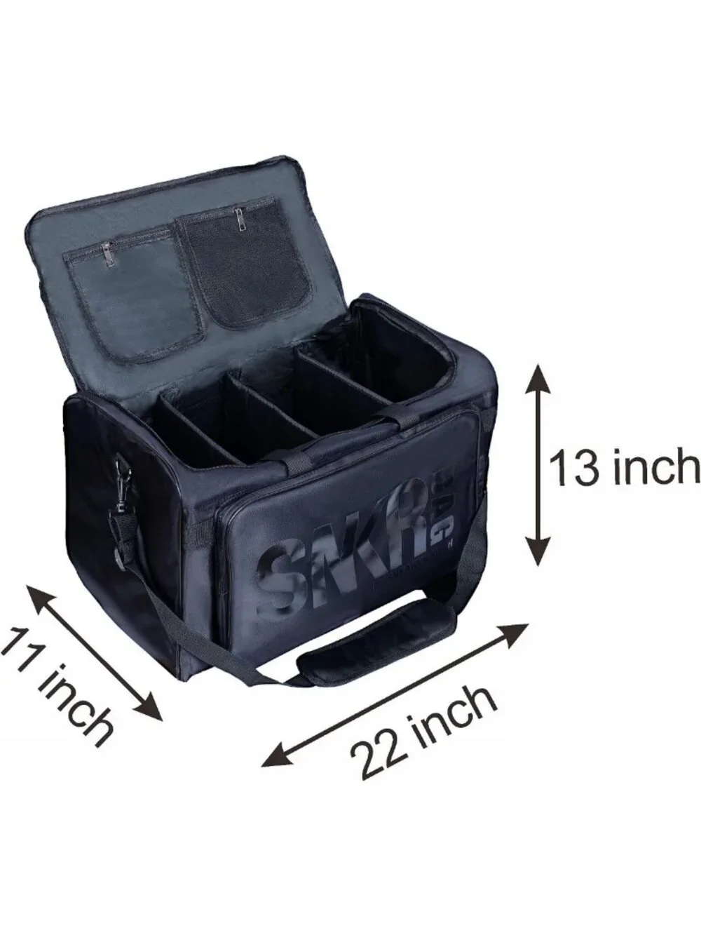 Waterproof Travel Shoe Bags with Adjustable Dividers - Fits 4 Pairs, Heavy Duty